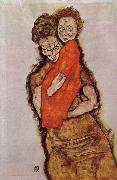 Egon Schiele Mother and Child oil painting artist